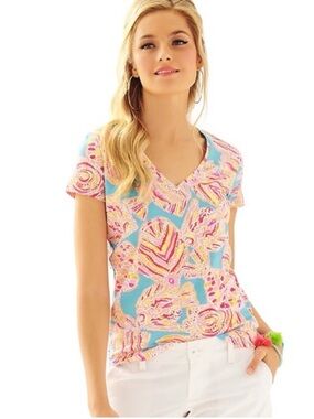 Lilly Pulitzer Michele Top in Tini Bikini 👙size medium NWT RARE!